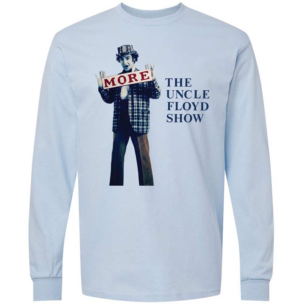 Long Sleeve T-Shirt - Y99SUHXW - Light Blue - 4