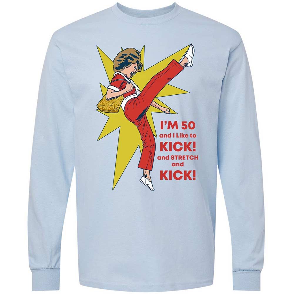 Long Sleeve T-Shirt - WKL347E9 - Light Blue - 4
