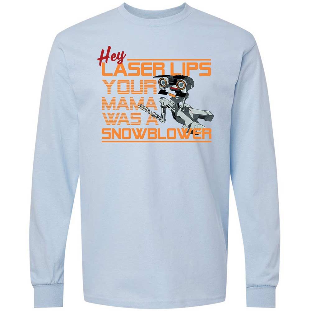 Your Mama was a Snowblower - Light Blue - 4