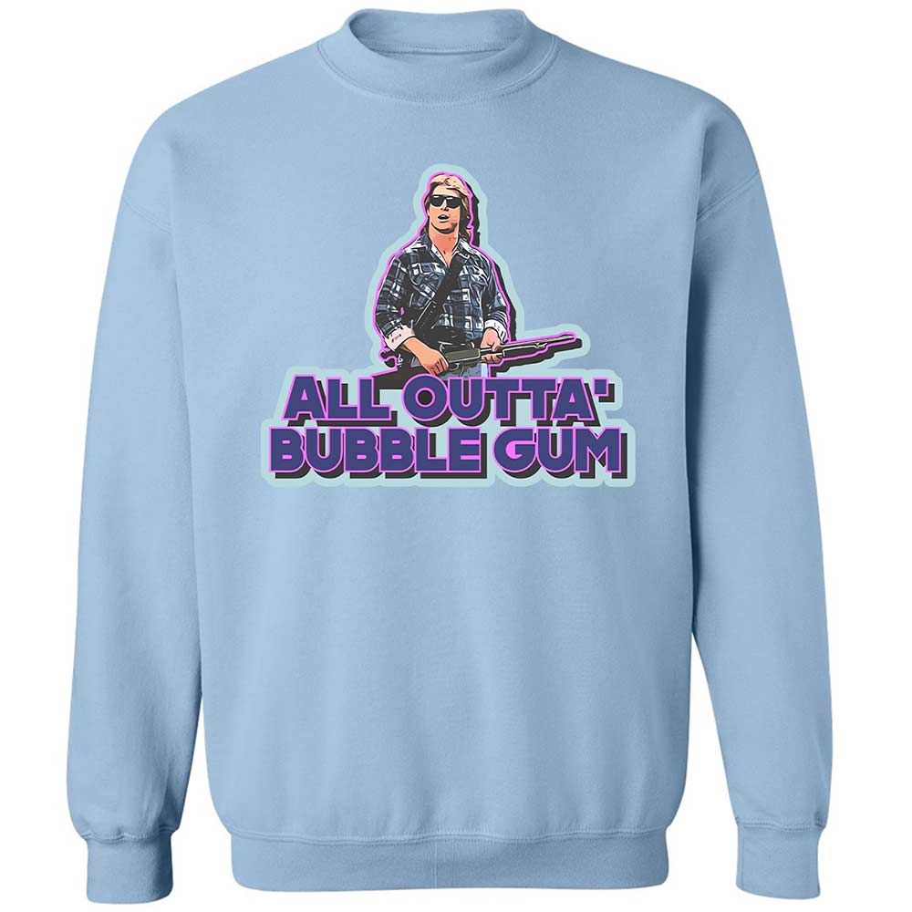 Classic Unisex Sweatshirt - C7J4CZW9 - Light Blue - 4