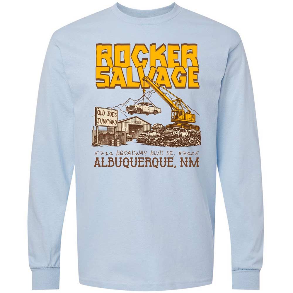 Long Sleeve T-Shirt - 9B49SAX6 - Light Blue - 4