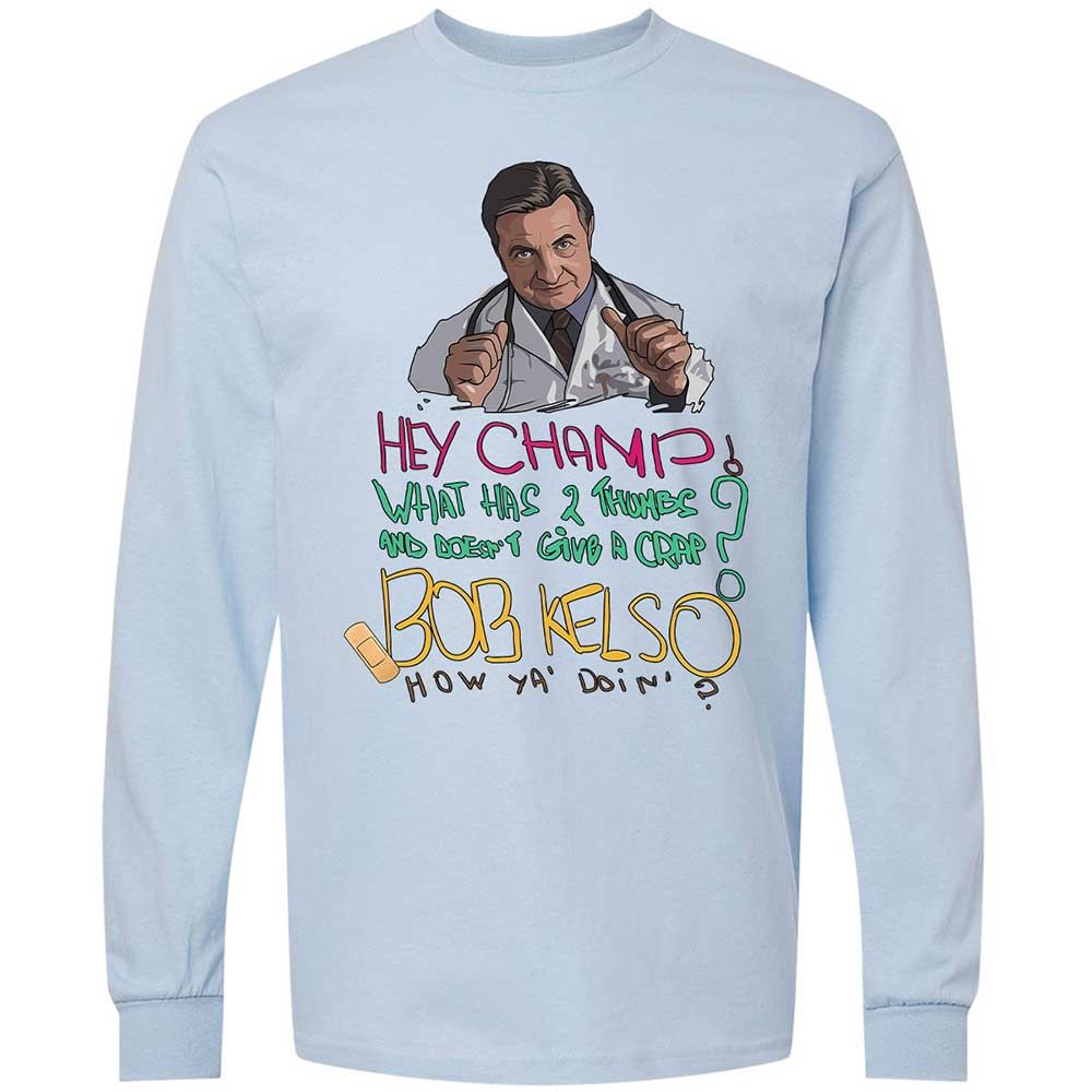 Long Sleeve T-Shirt - UV5NNMCL - Light Blue - 4