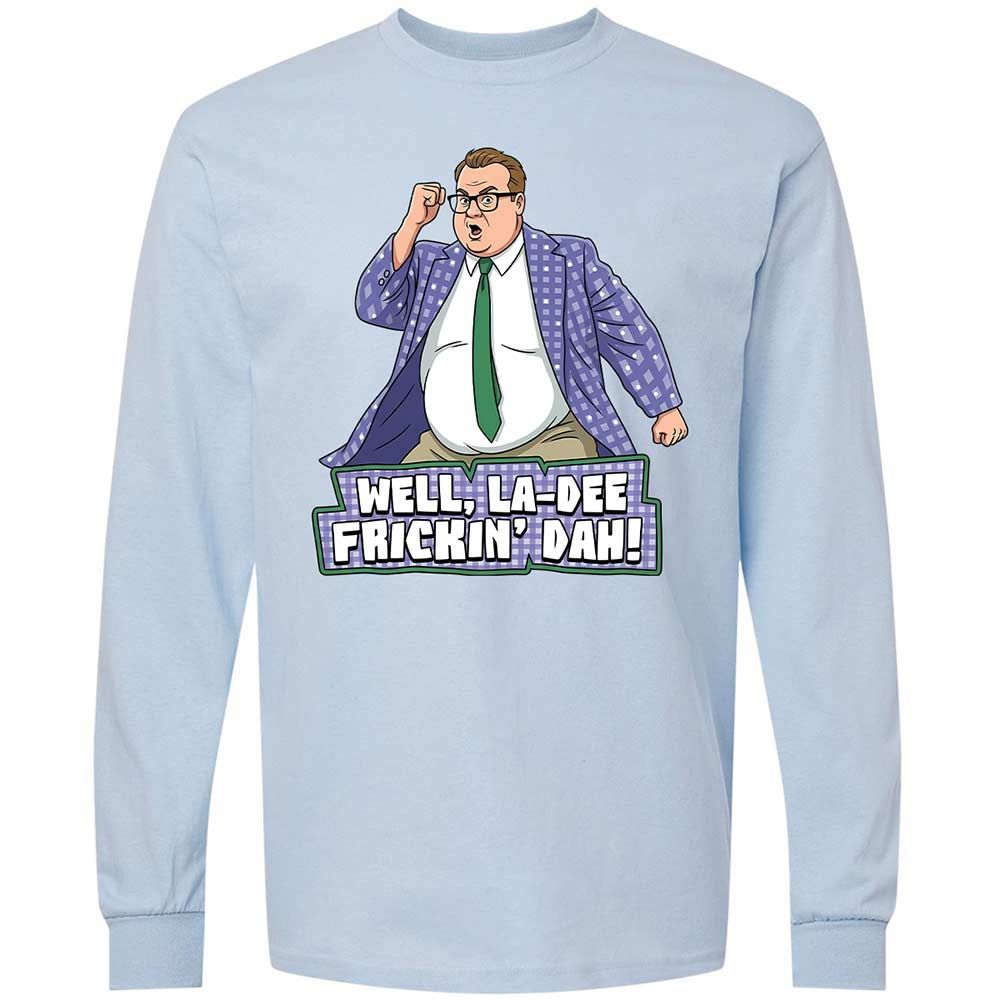 Long Sleeve T-Shirt - C3PPFGQN - Light Blue - 4
