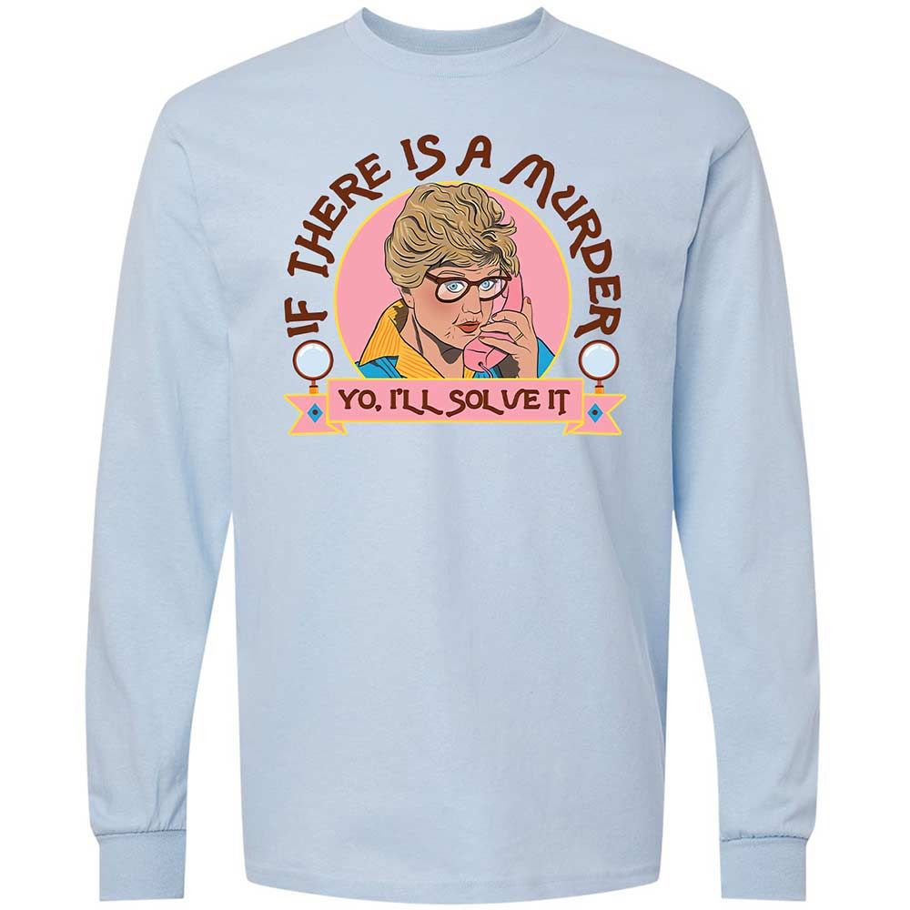 Long Sleeve T-Shirt - GBRQMV87 - Light Blue - 4