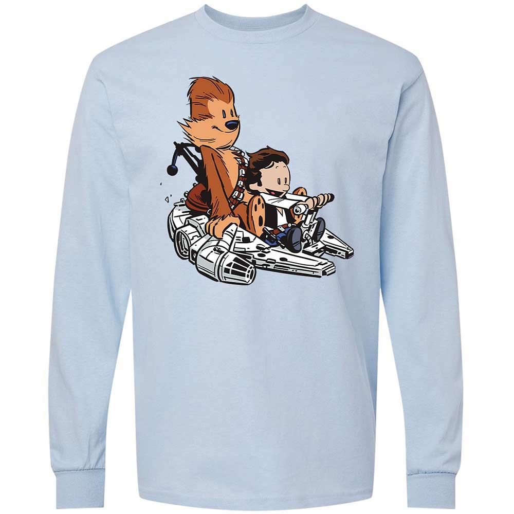 Han and Chewie - Light Blue - 4