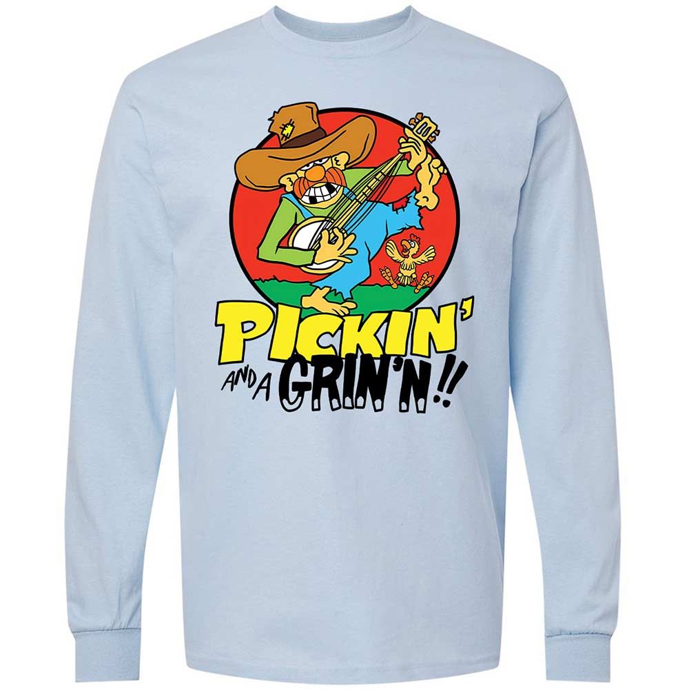 Pickin' and a Grinnin - Light Blue - 4