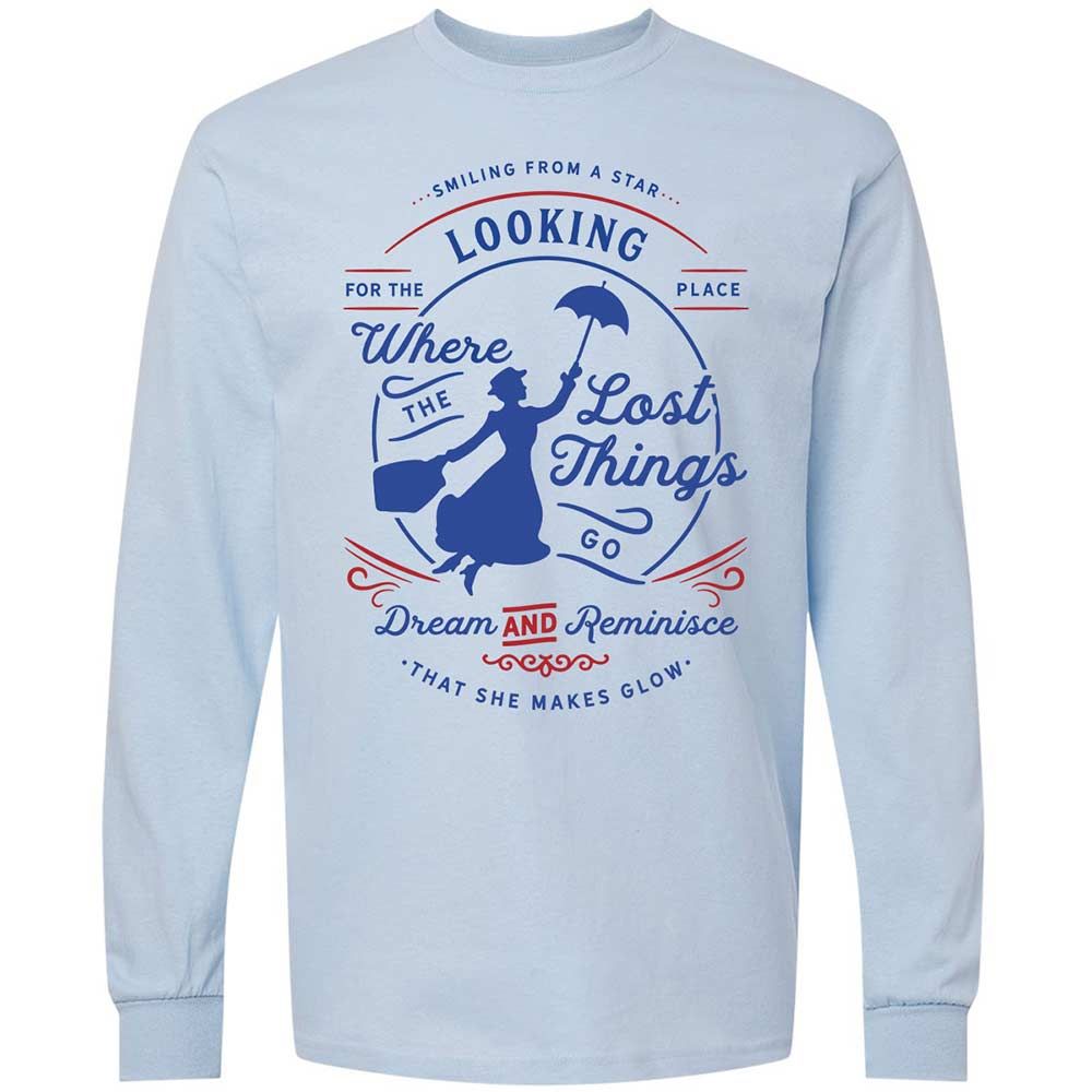 Long Sleeve T-Shirt - D8G1LR9V - Light Blue - 4