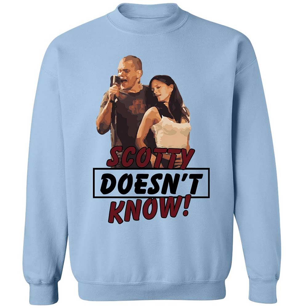 He Doesn't Know - Light Blue - 4