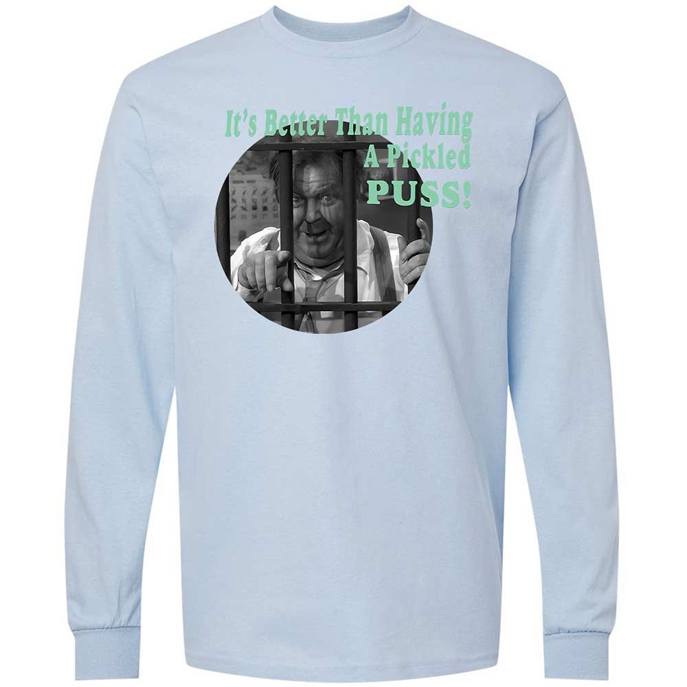 Long Sleeve T-Shirt - TAH84Y8T - Light Blue - 4