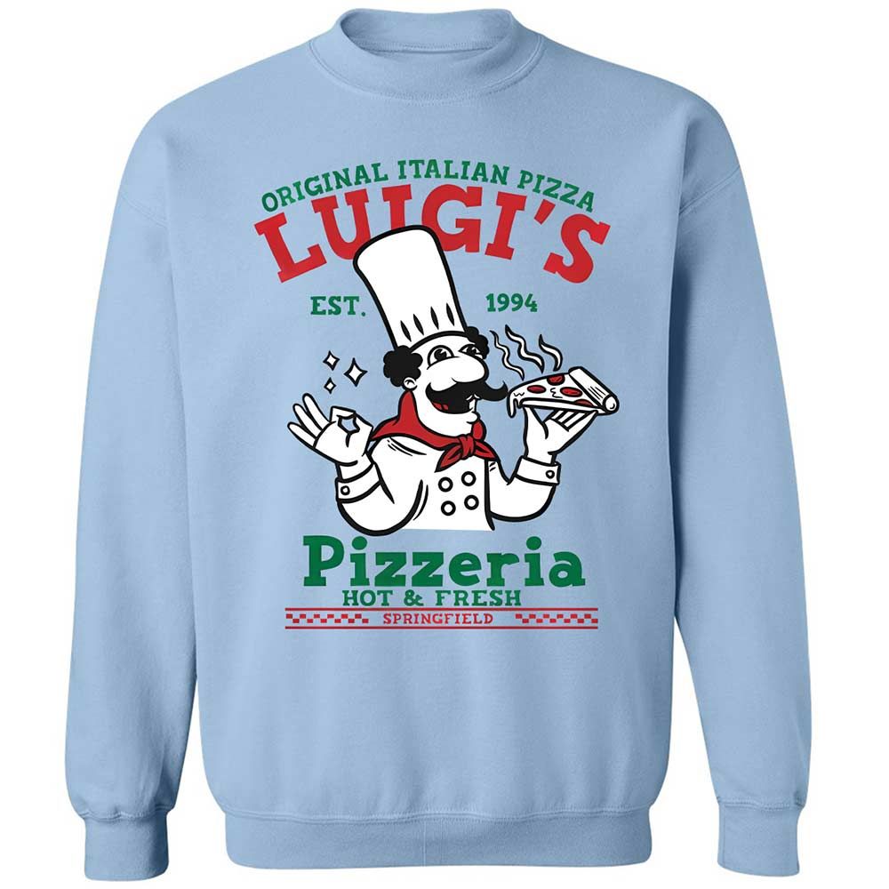 Classic Unisex Sweatshirt - LVWA7TU4 - Light Blue - 4