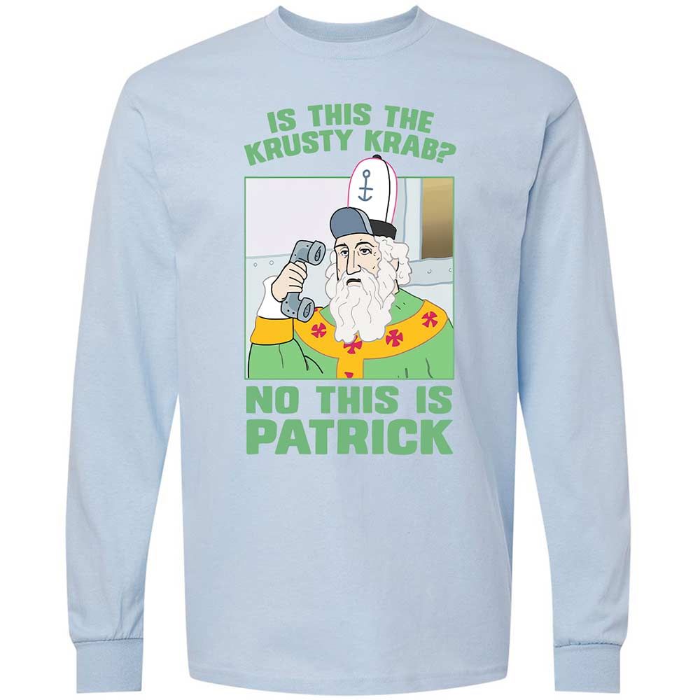 Long Sleeve T-Shirt - SQJR8M9R - Light Blue - 4