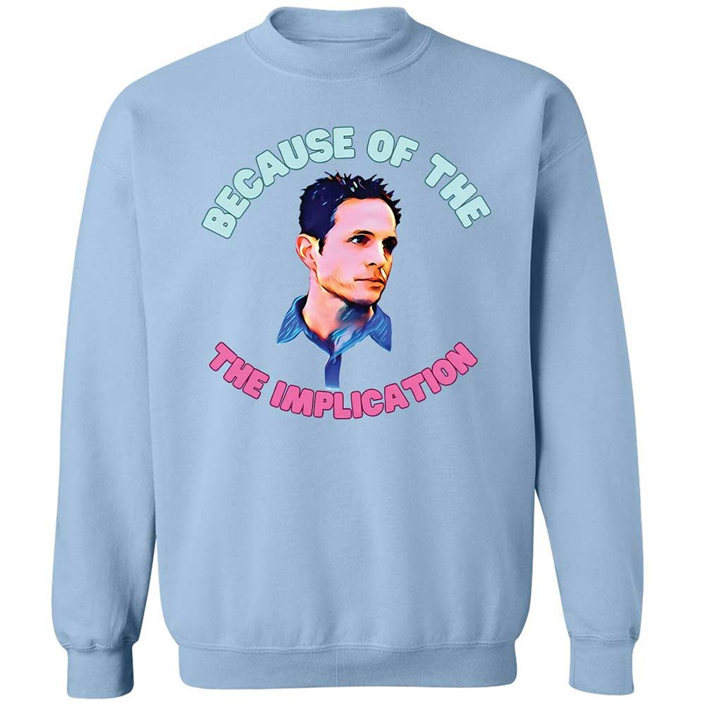Classic Unisex Sweatshirt - JU41JVNL - Light Blue - 4