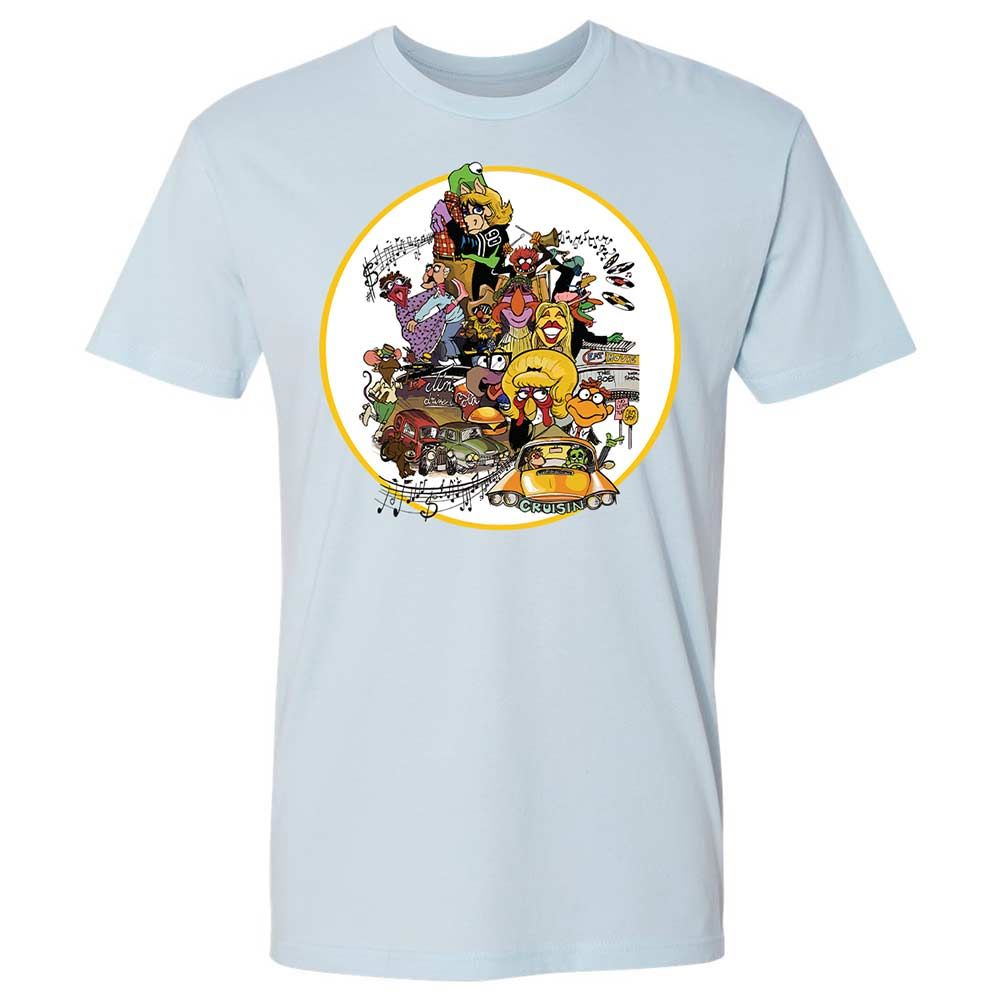 Muppet Graffiti - Light Blue - 4