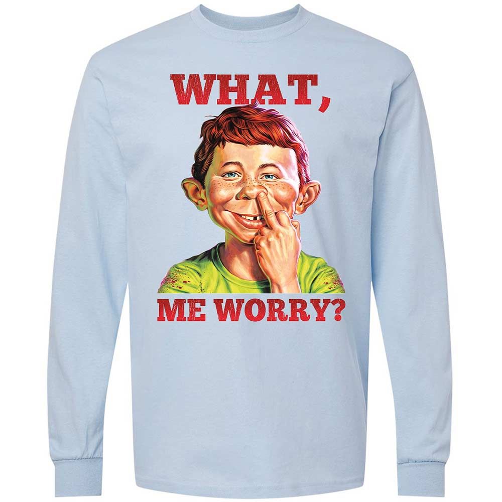 What, me worry - Light Blue - 4