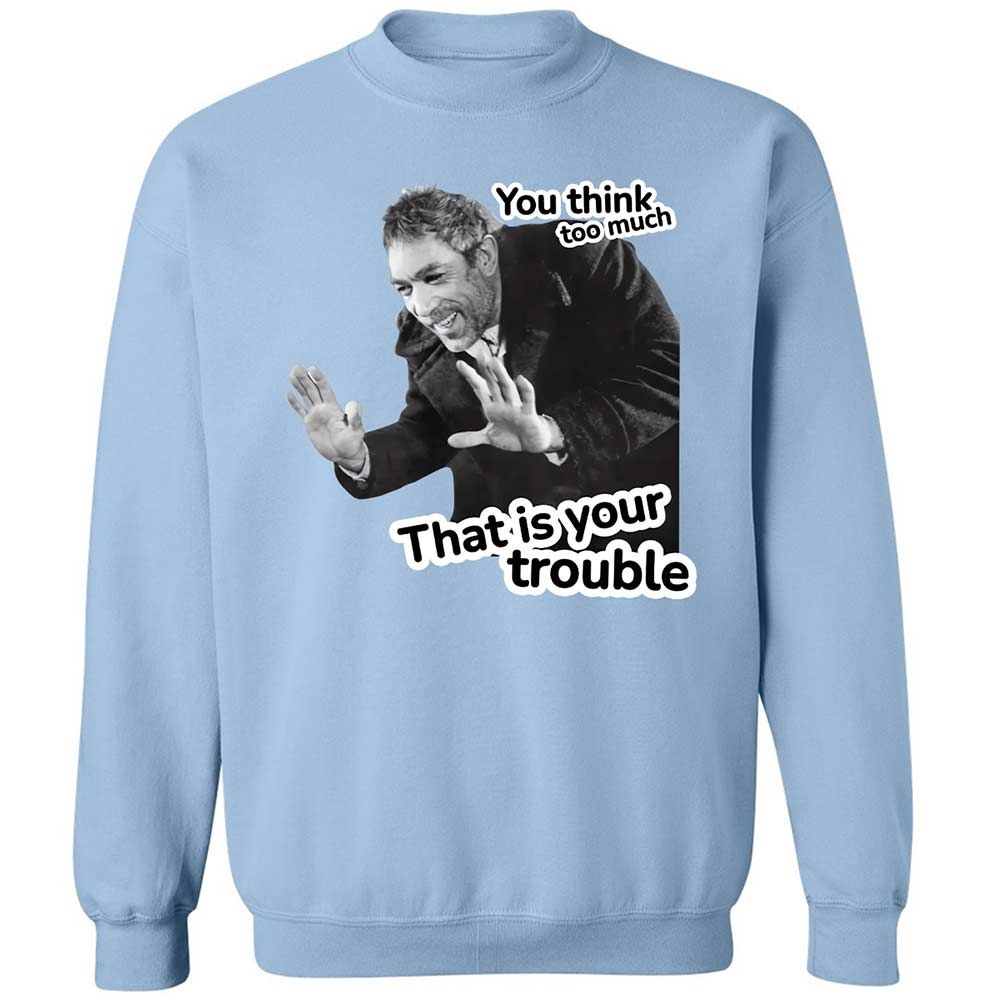 Classic Unisex Sweatshirt - 351P7HYU - Light Blue - 4