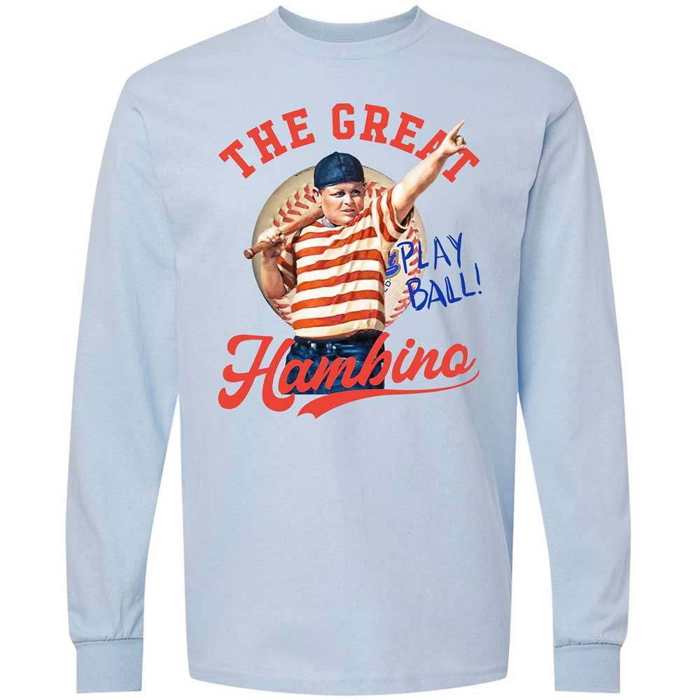 Long Sleeve T-Shirt - D3F4JRMQ - Light Blue - 4