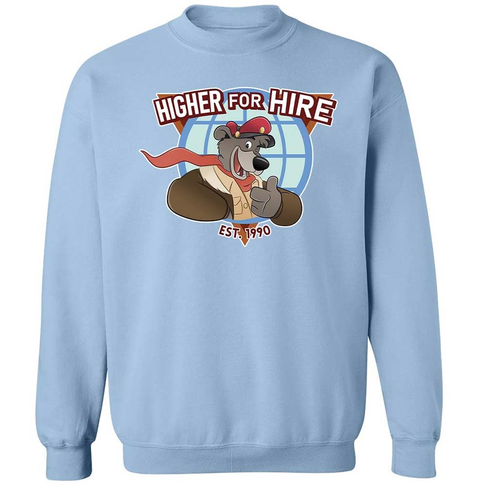 Higher for Hire - Light Blue - 4