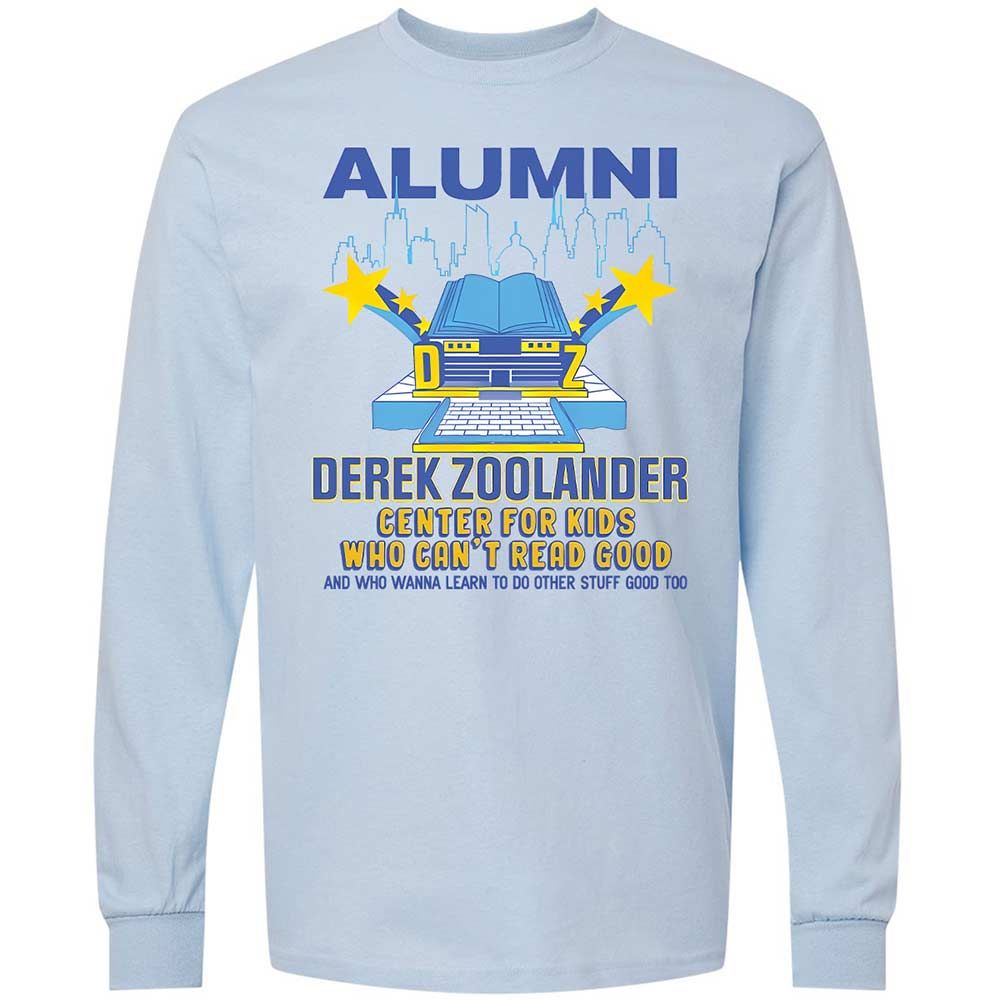 Long Sleeve T-Shirt - C1ZGL87J - Light Blue - 4