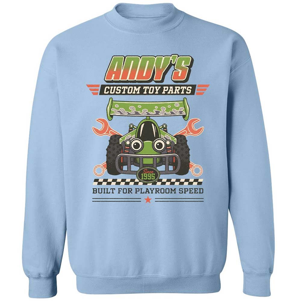 Classic Unisex Sweatshirt - X9WRFUNB - Light Blue - 4