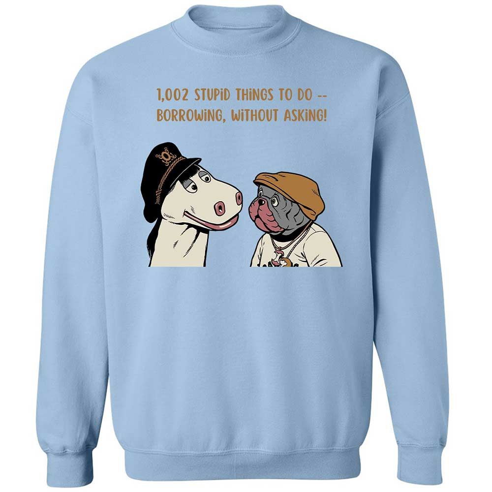 Classic Unisex Sweatshirt - 5D7UQFTZ - Light Blue - 4