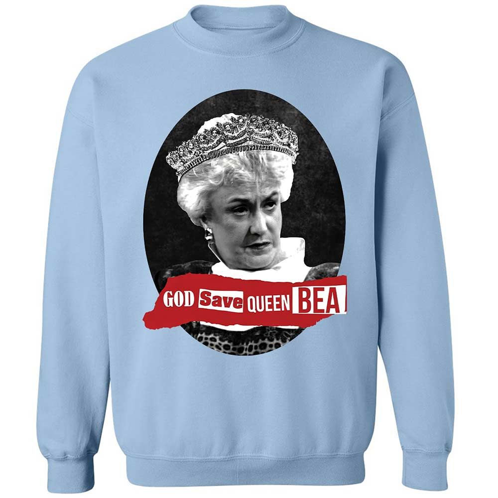 God Save Queen Bea - Light Blue - 4