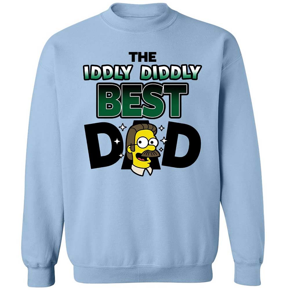 The Iddly diddly best dad - Light Blue - 4
