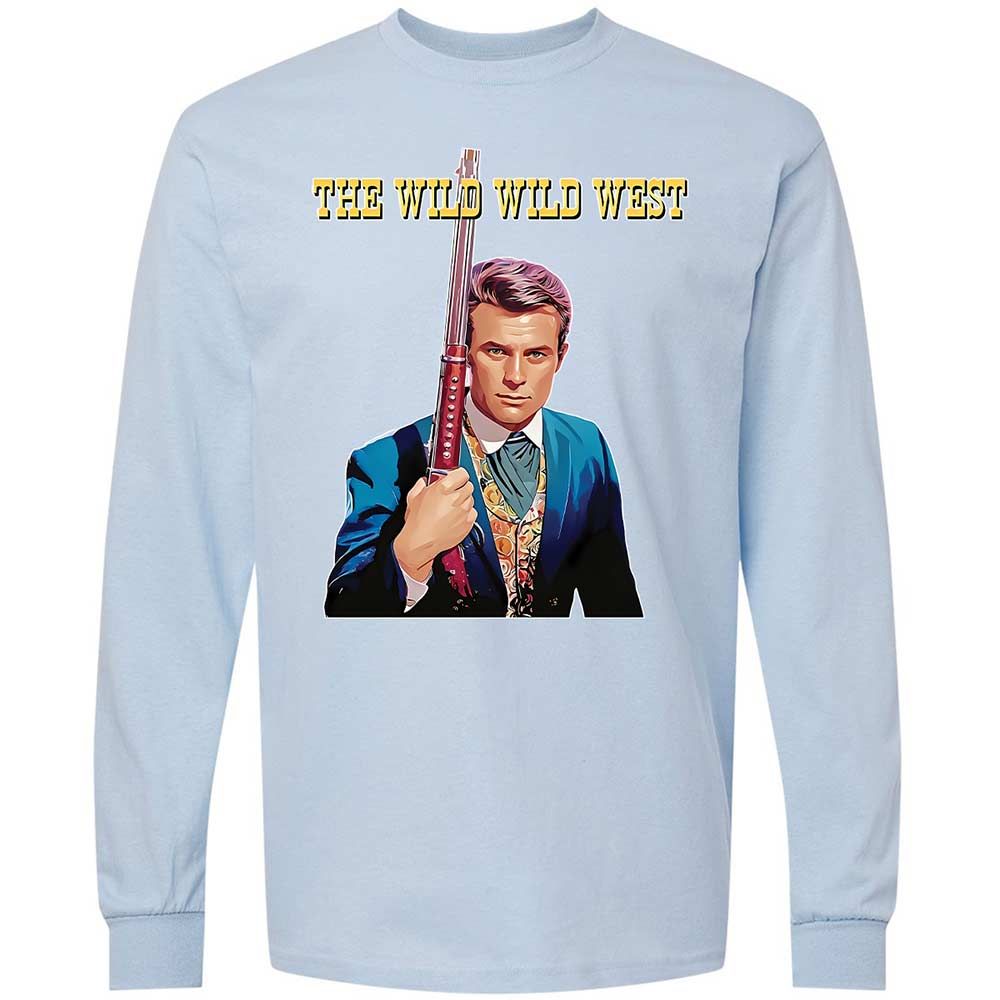 Long Sleeve T-Shirt - V51RYUA6 - Light Blue - 4