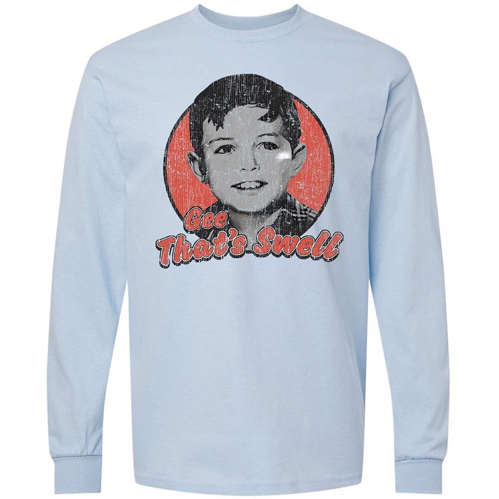 Long Sleeve T-Shirt - 5R5BAMBN - Light Blue - 4