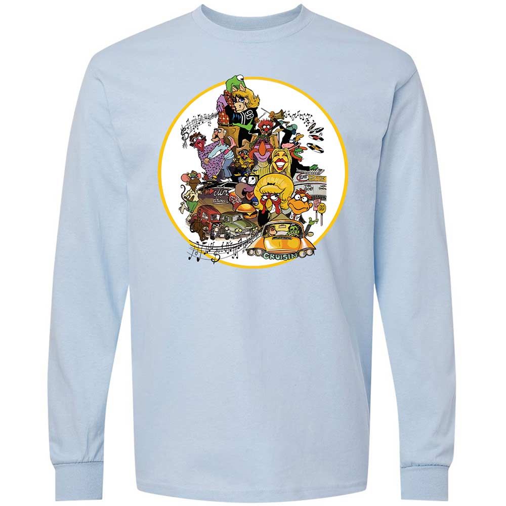 Muppet Graffiti - Light Blue - 4