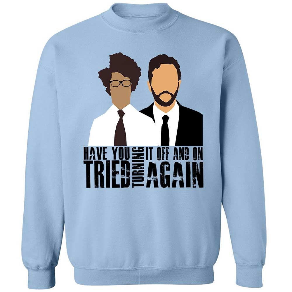 Classic Unisex Sweatshirt - HQSV3TAX - Light Blue - 4
