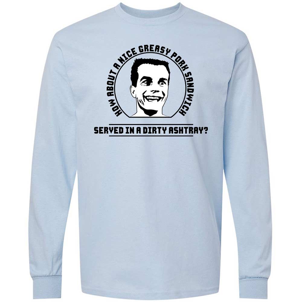 Long Sleeve T-Shirt - MZQAFLLB - Light Blue - 4