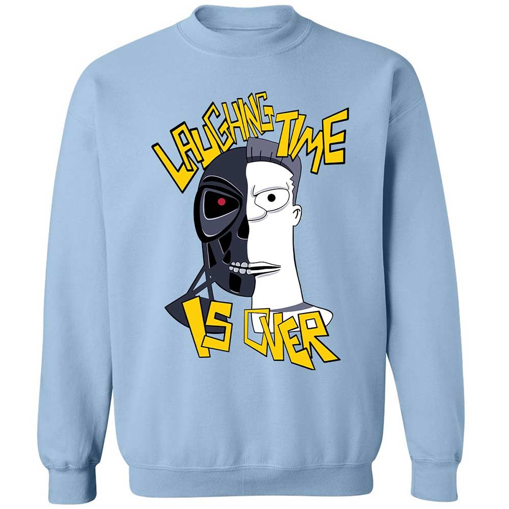 Laughing time is over - Light Blue - 4