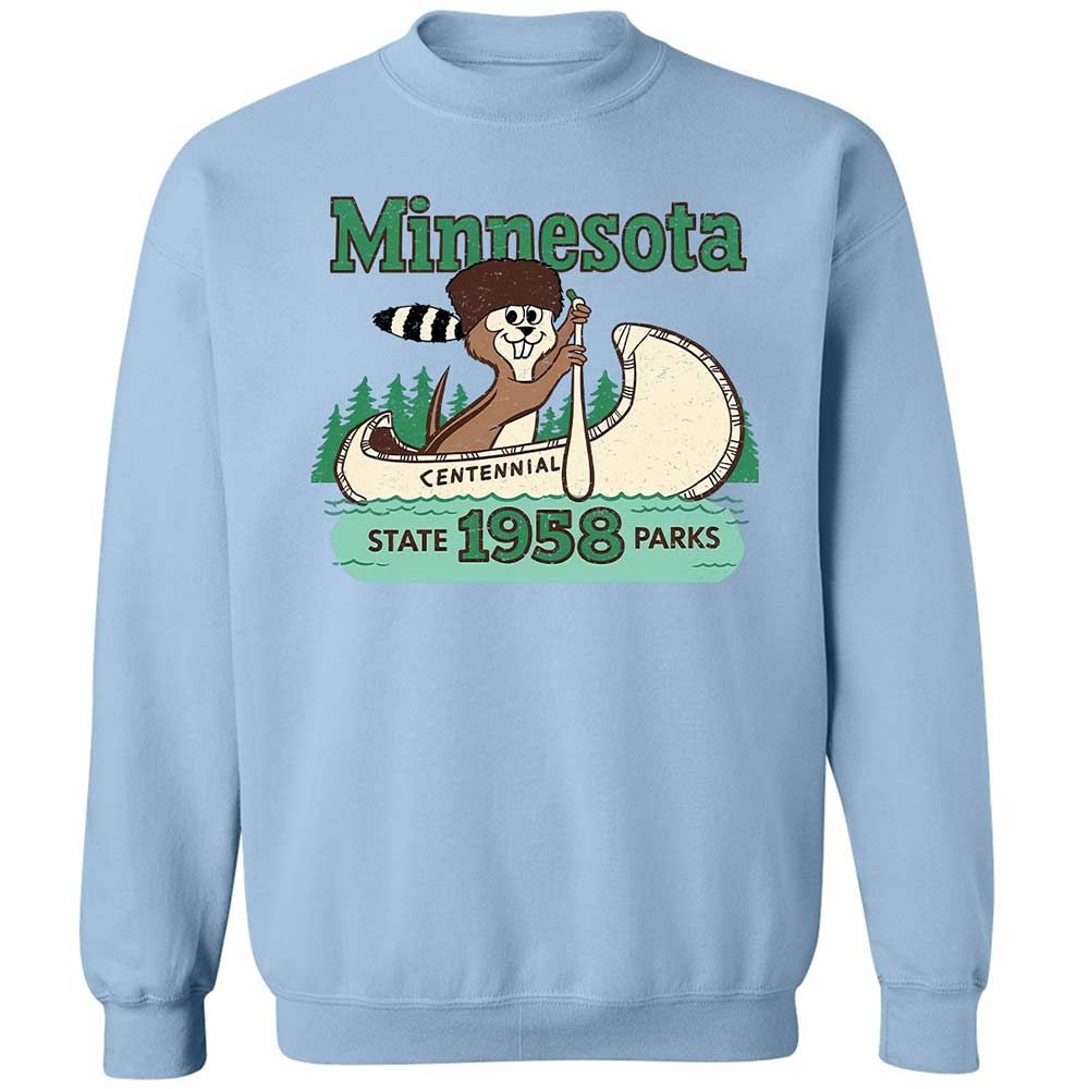 Classic Unisex Sweatshirt - MB3U93D7 - Light Blue - 4