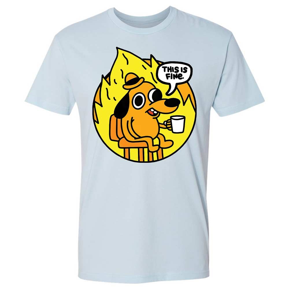 This is Fine - Light Blue - 4