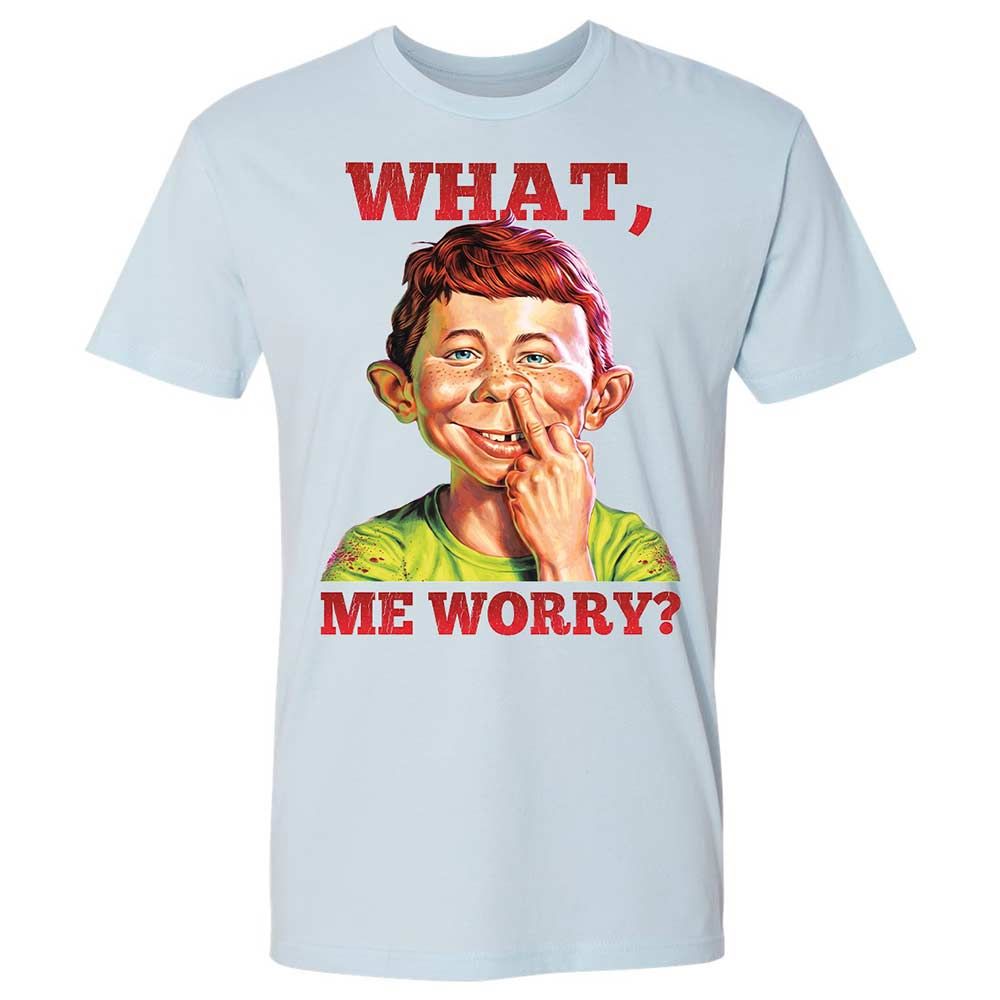 What, me worry - Light Blue - 4