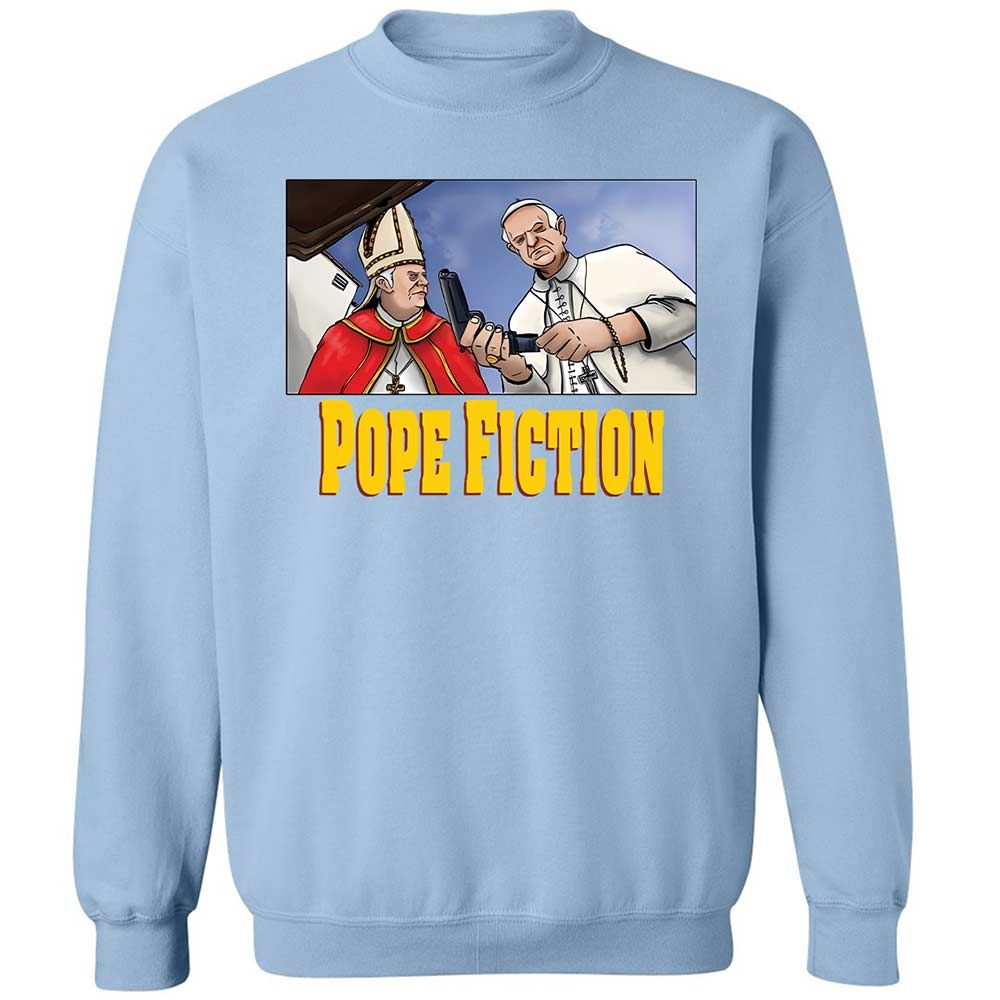 Pope Fiction - Light Blue - 4