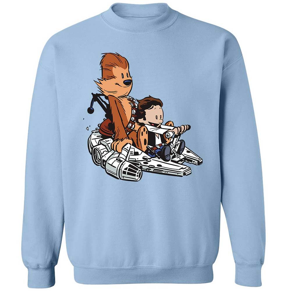 Han and Chewie - Light Blue - 4