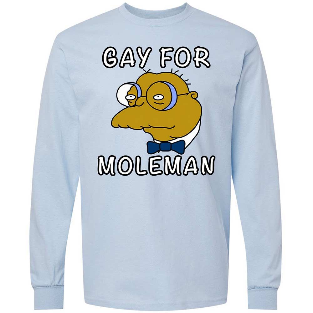 Gay for Moleman - Light Blue - 4