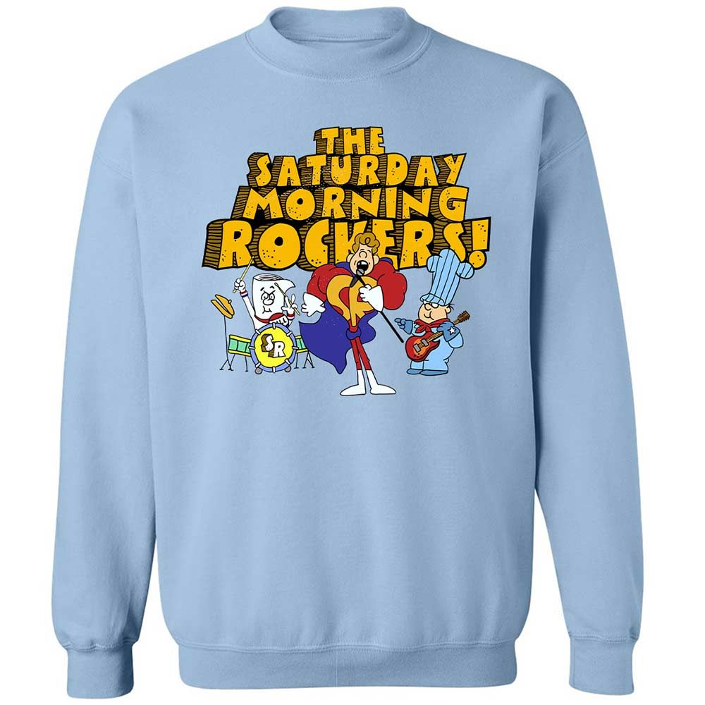 Classic Unisex Sweatshirt - HSR4CMKP - Light Blue - 4