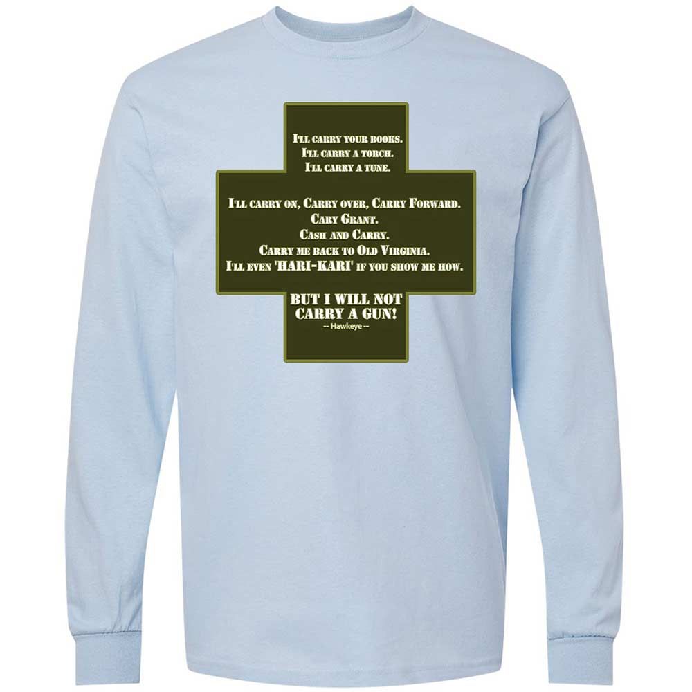 I Will Not Carry a Gun - Light Blue - 4