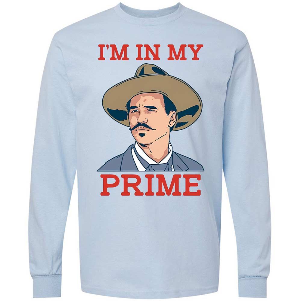 Long Sleeve T-Shirt - HJMHSQ6L - Light Blue - 4