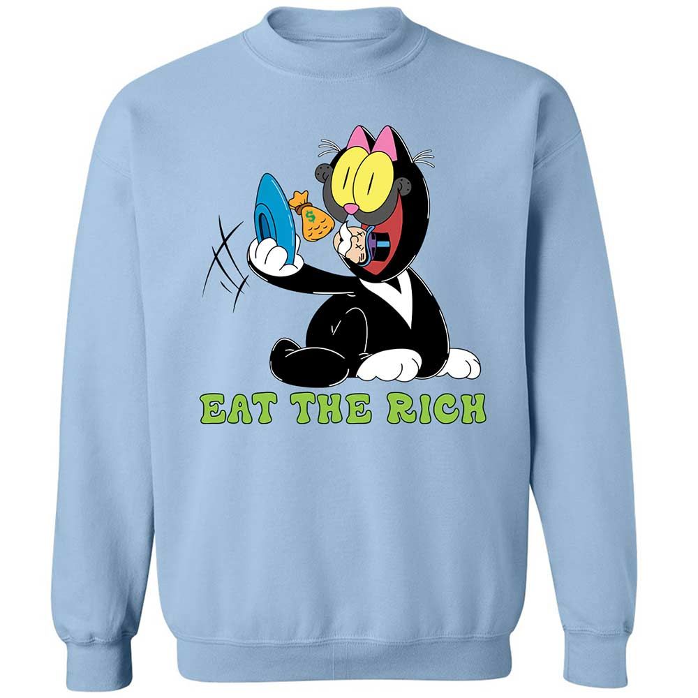 Classic Unisex Sweatshirt - HKH4A8VL - Light Blue - 4