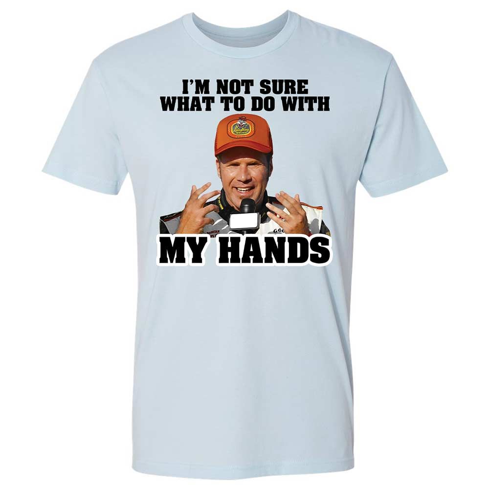 I'm Not Sure What To Do With My Hands - Light Blue - 4