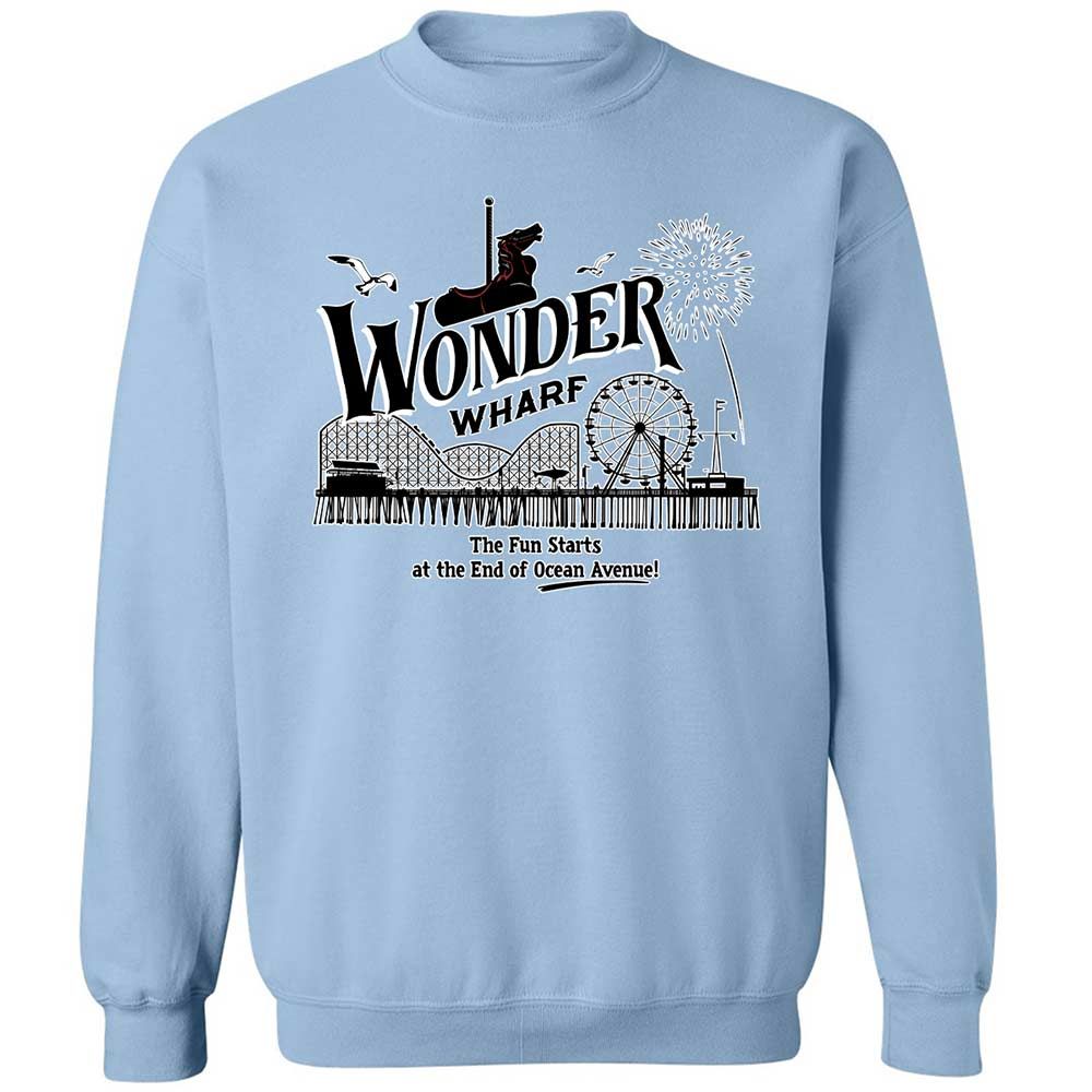 Classic Unisex Sweatshirt - W7UUNUNL - Light Blue - 4