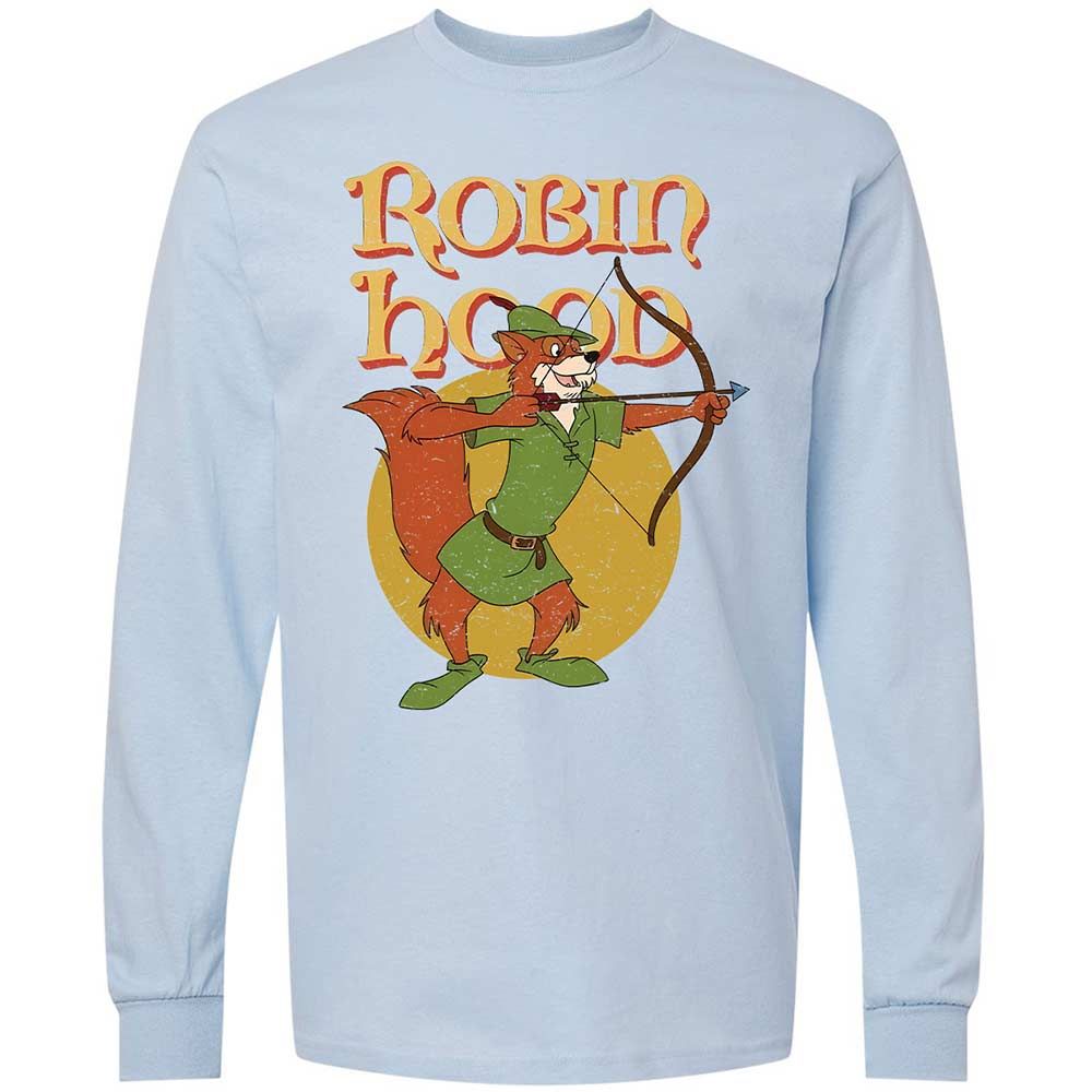 Long Sleeve T-Shirt - 8ZKNL9RP - Light Blue - 4