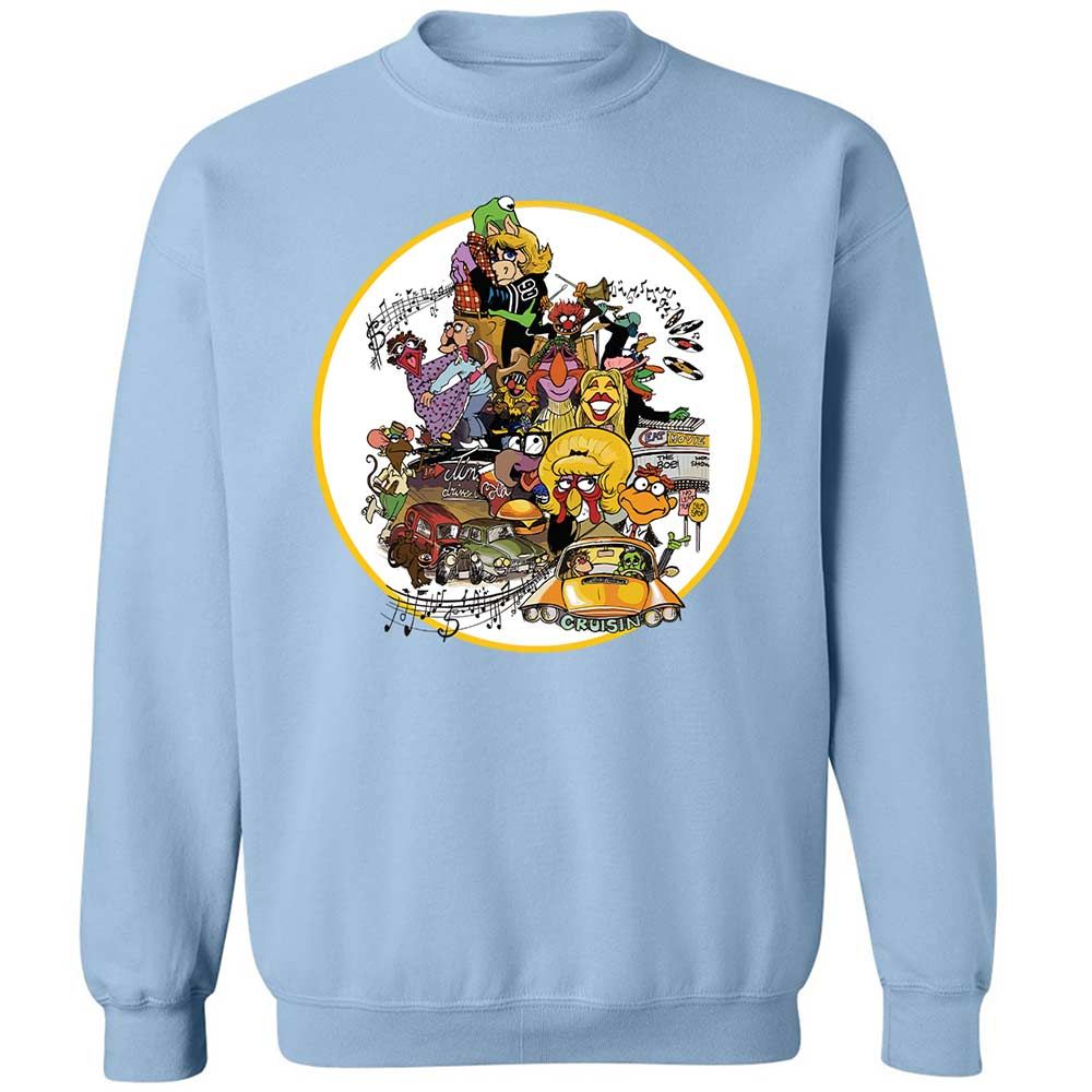 Muppet Graffiti - Light Blue - 4