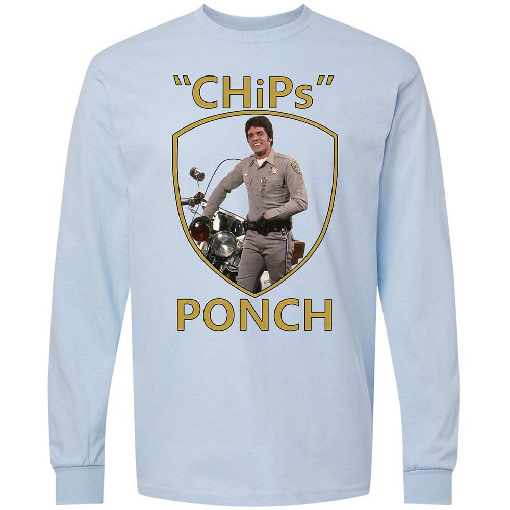 Long Sleeve T-Shirt - D85U6Y3G - Light Blue - 4