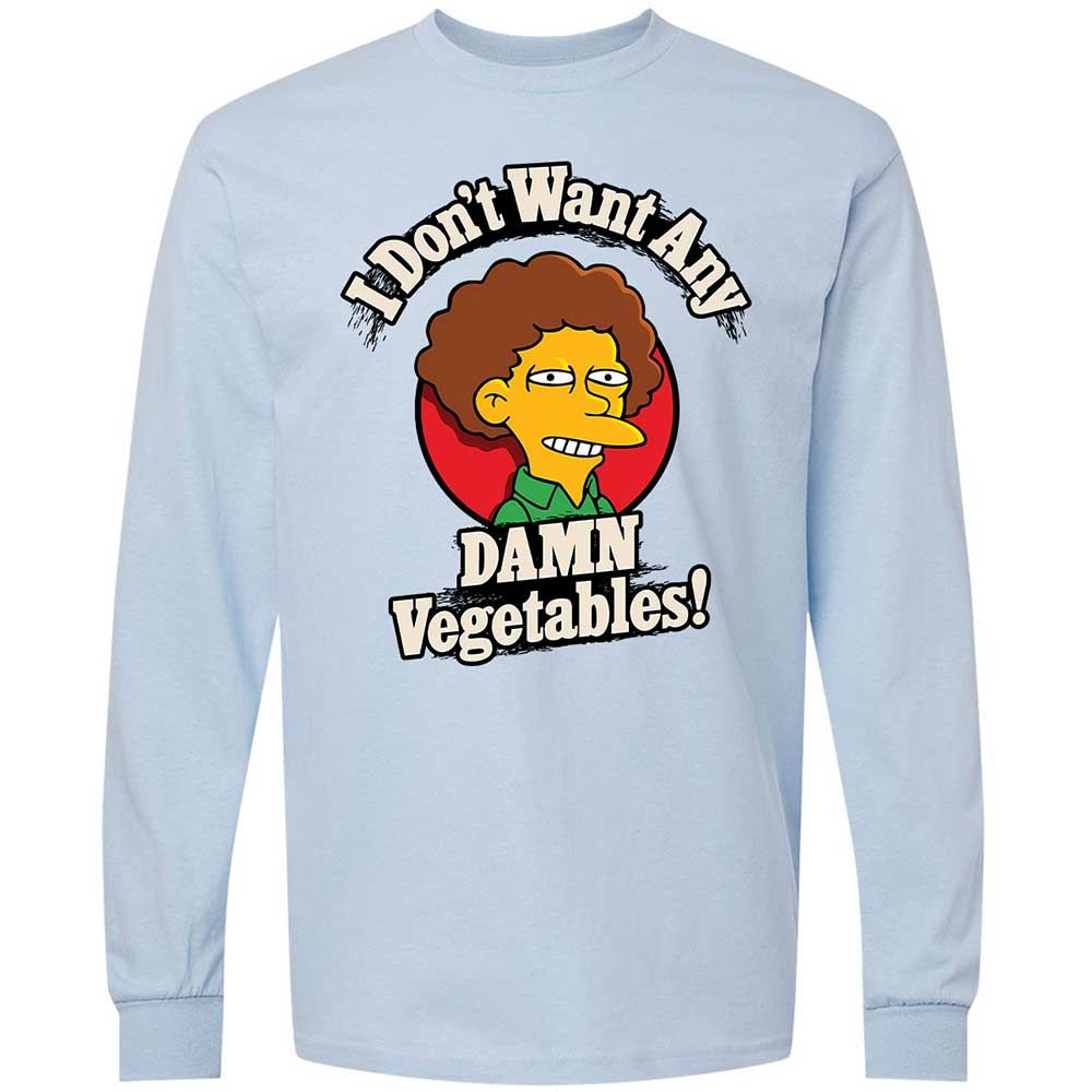 I Don't Want Any Damn Vegetables! - Light Blue - 4