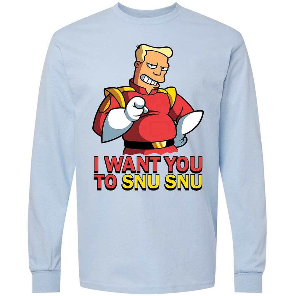 Long Sleeve T-Shirt - B1BT6W6X - Light Blue - 4
