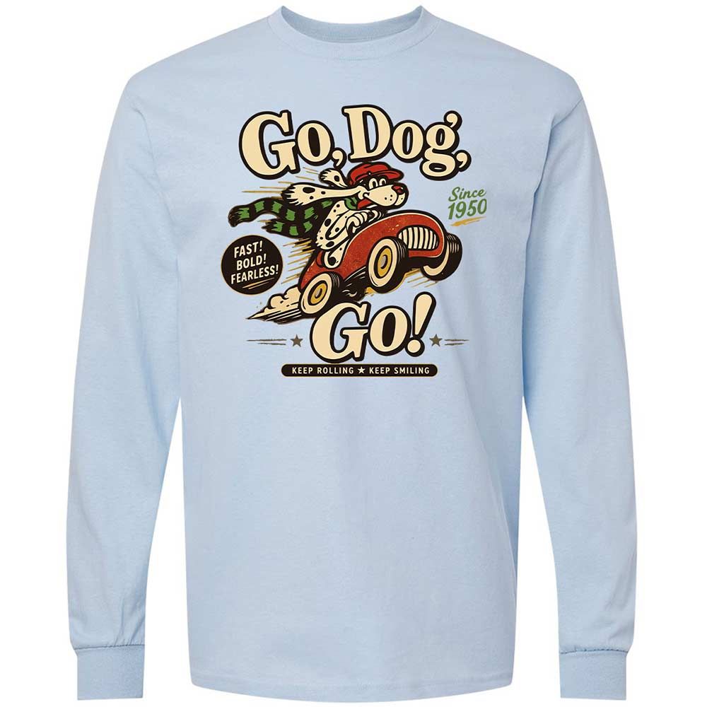 Long Sleeve T-Shirt - KHWPR9U3 - Light Blue - 4
